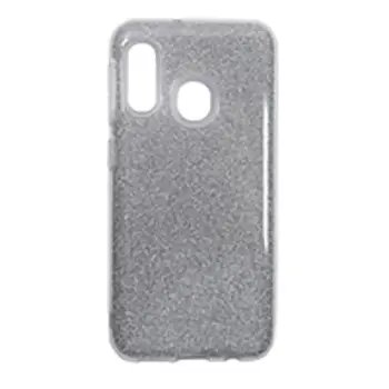 MM TPU MOTOROLA E7 POWER GLITTER srebrna