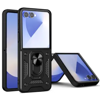 MM TPU SAM GALAXY Z FLIP 7 ANTI-SHOCK WITH RING crna