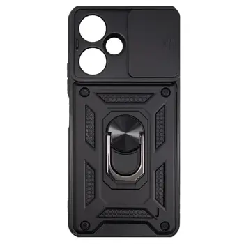 MM TPU XIAOMI REDMI NOTE 17 PRO Max 5G - ANTI-SHOCK WITH RING crna