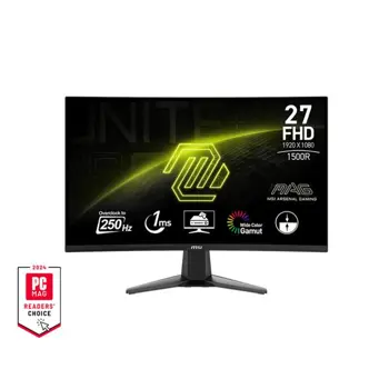 Monitor 27 MSI MAG 27C6X VA FHD 240Hz DP/2xHDMI Zakrivljen, 9S6-3CE01M-002
