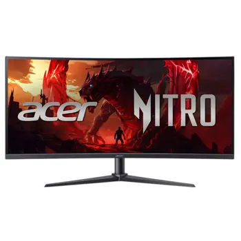 Monitor ACER XZ340CURW0bmiiphx, 34"/Curved/VA/3440x1440/240Hz/HDMI/ DP/Audio/2Y, UM.CX0EE.018