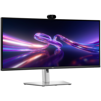 Monitor Dell 34 P3426WEV Curved, 3440x1440, WQHD, 100 Hz, IPS Antiglare, 21:9, 1500:1, 350 cd/m2, 8ms/5ms, 178/178, DP, HDMI, 2xUSB-C (DP/PD), USB-B, 3xUSB A, RJ-45, Cam, Tilt, Swivel, Slant, Height A