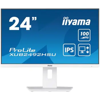 Monitor IIYAMA LED XUB2492HSU-W6 WHITE 23.8", IPS FHD, 100Hz, Zvučnici
