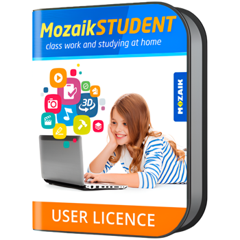 Mozaik STUDENT license for all platform, for one student, 1 year, WP-1Y