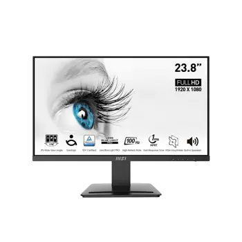 MSI 24" MP243X PRO FHD(1920x1080) IPS, 100Hz, 300 cd/m2, 1000:1, 4 ms, HDMI, DP, tilt, zvučnici, 77998