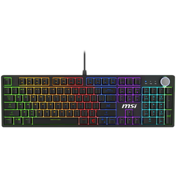 MSI Gaming Keyboard FORGE GK320 RED, USB 2.0, RGB LED, Mechanical Switch, Anti-ghosting, FORGE GK320 RED US