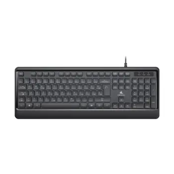 NaviaTec K105 USB Wired Keyboard, 104 keys, HR layout, NVT-K105
