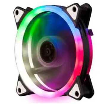 NaviaTec PC Case Fan 120mm, Colorful LED NVT-FAN120 COLOR