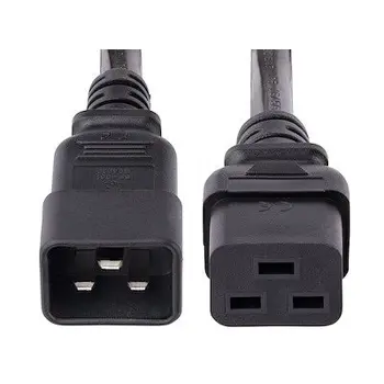 NaviaTec Power Cable - IEC C19 to IEC C20, black, 1m, NVT-POWER-205