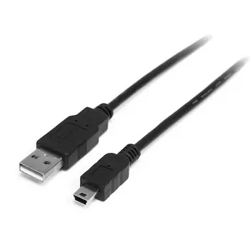 NaviaTec USB 2.0 A muški na Mini B kabel, 1,5m, crni, NVT-USB-217
