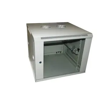 NaviaTec zidni mrežni ormar 9U 600 x 600mm, jednodjelni, SA serija, NVT-WCAB9U-S6060G
