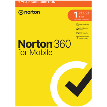 Norton 360 Mobile 1 Device, 1 year, box, 21426910