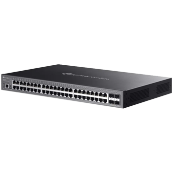 Omada 48 Port Gigabit Stackable Lite L3 Managed PoE Switch with 4 10G Slots, SG5452XMPP