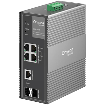 Omada 6 Port Gigabit Industrial Easy Managed Switch with 3 Port, IES206GPP