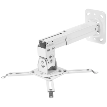 ONKRON Projector Mount Ceiling Adjustable Bracket up to 22 lbs Projectors, White, K3A-W