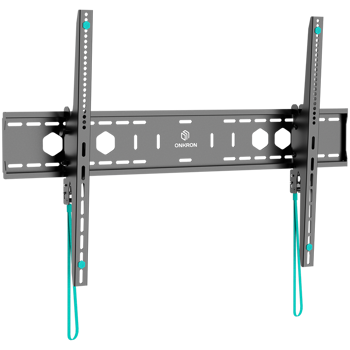 ONKRON Tilting TV Wall Mount for 60" to 110-inch Screens 24" up to 120 kg, Black, UT12-B