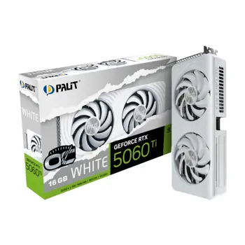 Palit GF RTX 5060Ti White OC 16GB GDDR7, NE7506TU19T1-GB2061M