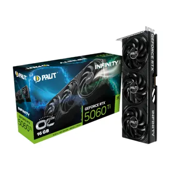 Palit GF RTX5060Ti Infinity 3 OC, 16GB GDDR7, NE7506TS19T1-GB2061S