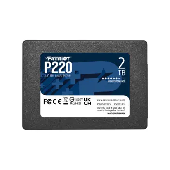 Patriot P220 2TB SATA3 SSD 2.5", 78556