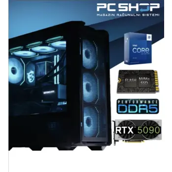 PC Računalo MagazinRS Gamer (i9 14900KF, 6.00 GHz (Turbo), Nvidia RTX 5090, 32GB DDR5 RAM, SSD NVMe 2TB)