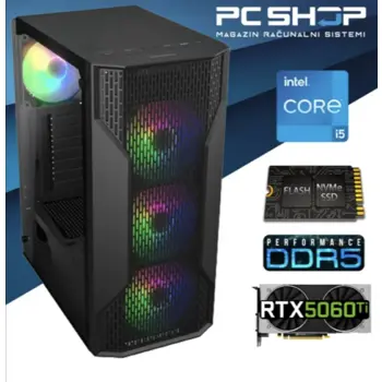 PC Računalo MagazinRS Gamer (Intel i5 14400F 4.7Ghz (Turbo), Nvidia RTX 5060 Ti 16GB, 16GB DDR5 RAM, SSD 1TB NVMe)