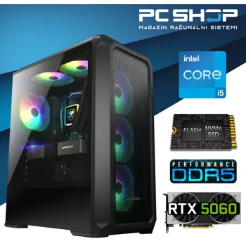 PC Računalo MagazinRS Gamer (Intel i5 14400F 4.7Ghz (Turbo), RTX 5060, 16GB DDR5 RAM, SSD 1TB NVMe)