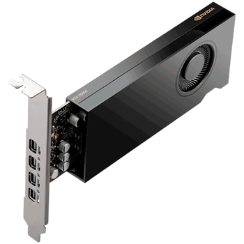 PCI-Express x16 Gen 4.0,Single Slot, 50W16 GB GDDR6 ECC 128-bit,HDCP 2.2 andHDMI 2.0 support with opt. Adapter, VCNRTX2000EADA-SB