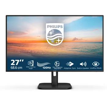 Philips 27" 24E1N1200A, VGA, HDMI, DP, 120Hz, zvuč, 27E1N1200A/00