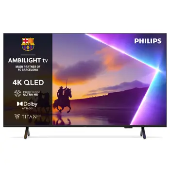 Philips 50" (127cm) 50PUS8510, QLED, UHD 4K Smart TV, Titan OS - Ambilight, 77612