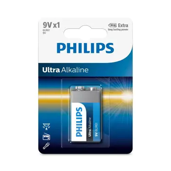 Philips baterija 6LR61E1B, 9V, 6LR61E1B/10
