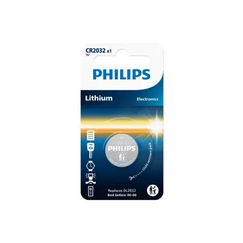 Philips baterija CR2032, 3V, 1 komad, CR2032/01B