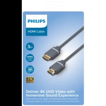 Philips HDMI kabel 3m, 4K UHD, High Speed, SWV5630G/00