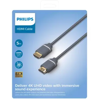 Philips kabel HDMI. 5m, sivi, SWV5650G, SWV5650G/00