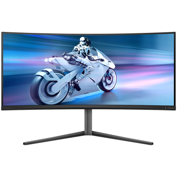 Philips Monitor Evnia 34M2C6500/00 34 QD-OLED, 21:9, 3440x1440 (UltraWide QHD), 175Hz, 0.03ms, 250 cd/m² (SDR), 1000 cd/m² (HDR), 1,000,000:1, 2x HDMI 2.0, DisplayPort 1.4, 4x USB 3.2, Dark Slate De, 