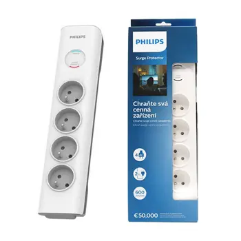 Philips prednaponska zaštita SPN7040WA, 4+2 USB, PN3032WA/58