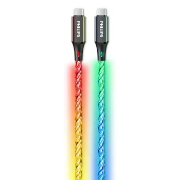 Philips UBS-C na USB-C party kabel, 1m, 3A, RGB, DLC5130C/00