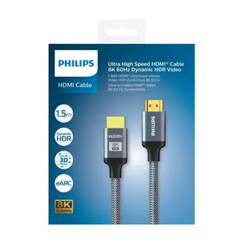 Philips Ultra-High-Speed HDMI kabel, 1.5m, 8K, SWV9115/10