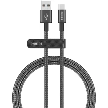 Philips USB-A na USB-C kabel, 2m, 3A, 60W, 480Mbps, DLC5060A/10