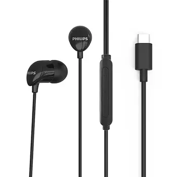Philips žičane slušalice USB-C TAE2146BK, crne, TAE2146BK/00