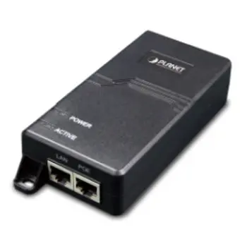 PLANET IEEE802.3at High Power PoE+ Gigabit Ethernet Injector - 30W (All-in-one Pack), POE-163