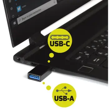 Port adapter USB-C M -> USB-A F, 2 kom, 900142