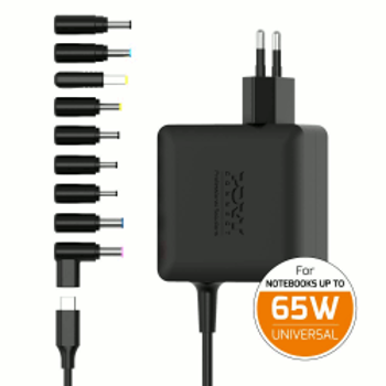 Port punjač 65W GaN2 USB-C univerzalni,9 nastavaka, 904065UWEU