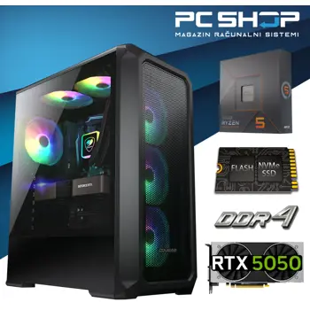 Računalo MagazinRS (Ryzen 5 5500 4.2GHz (Boost), Nvidia RTX 5050 8GB, 16GB DDR4 RAM, SSD 1TB NVMe)
