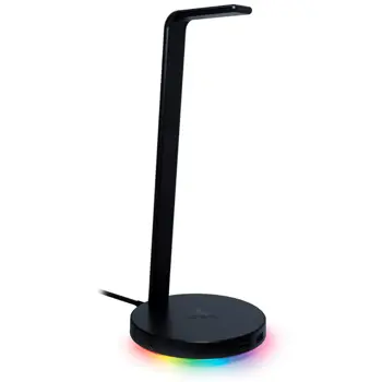 Razer Base Station V2 Chroma, Black, 2 x USB 3.1 ports, 1 x 3.5mm combo port with built-in DAC, 7.1 surround sound, Razer Chroma™ RGB, Aluminum construction, Anti-slip base, RC21-01510100-R3M1