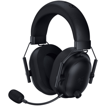 Razer BlackShark V2 HyperSpeed, Gaming Headset, Customized Dynamic 50 mm Driver, Oval Ear Cushions, 2.4 GHz wireless or Bluetooth or USB, Breathable memory foam cushions, Advanced Passive Noise Isolat