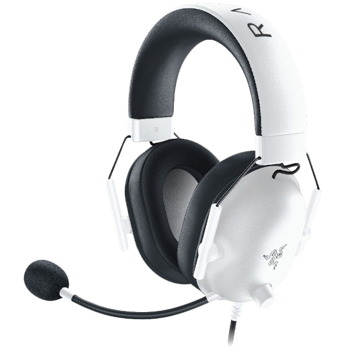 Razer BlackShark V2 X - White, 12 Hz – 28 KHz Frequency Response, 32 Ω (1 kHz) Impedance, Razer TriForce Driver, Breathable memory foam, Advanced passive noise cancellation, Analog 3.5 mm Connection, 