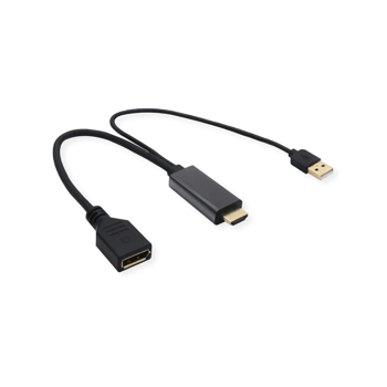 Roline VALUE adapter/kabel v1.2, HDMI M - DP F, 12.99.3146