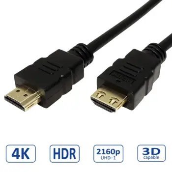 Roline VALUE UltraHD HDMI kabel sa mrežom, M/M, crni, 10m, 11.99.5696
