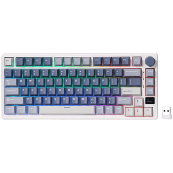 ROYAL KLUDGE RK-M75 Ocean Blue Gaming Keyboard K Sliver switch, RK-M75-OCBLU-KSLVSW-US