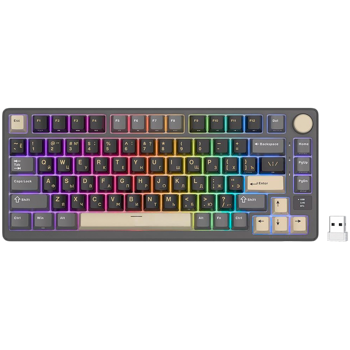 ROYAL KLUDGE RK-M75 Phantom Gaming Keyboard K Silver switch, RK-M75-PHNTM-KSLVSW-US